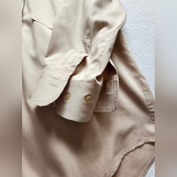 ZARA Satin Effect Poplin Special Edition Oversized Buttondown Shirt. Small. - Picture 12 of 13